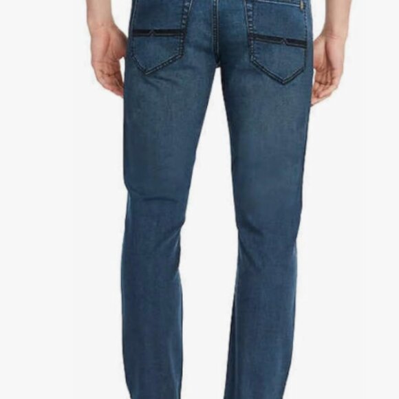 Buffalo David Bitton Men's Slim Straight Jean Stretch Denim Blue Size 40x34 - Picture 3 of 10